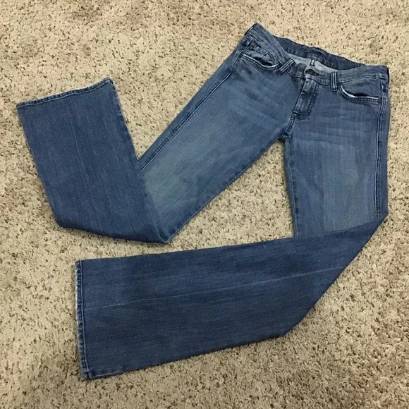7 For All Mankind Women's Jeans size 29w Bootcut Y2K Great Details - Picture 14 of 14